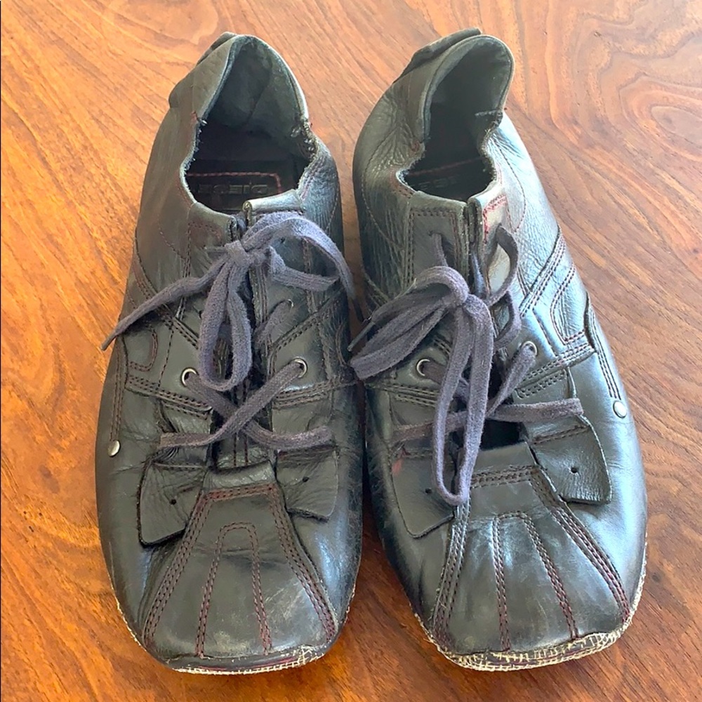 DIESEL Yo-Yo smart leather sneakers - men - Sz 10